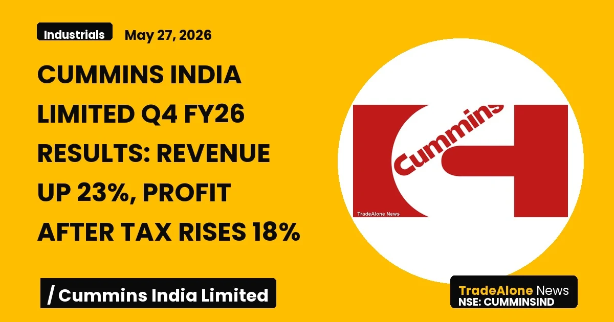 Cummins India Limited NSE Cumminsind Q4 FY26 Results