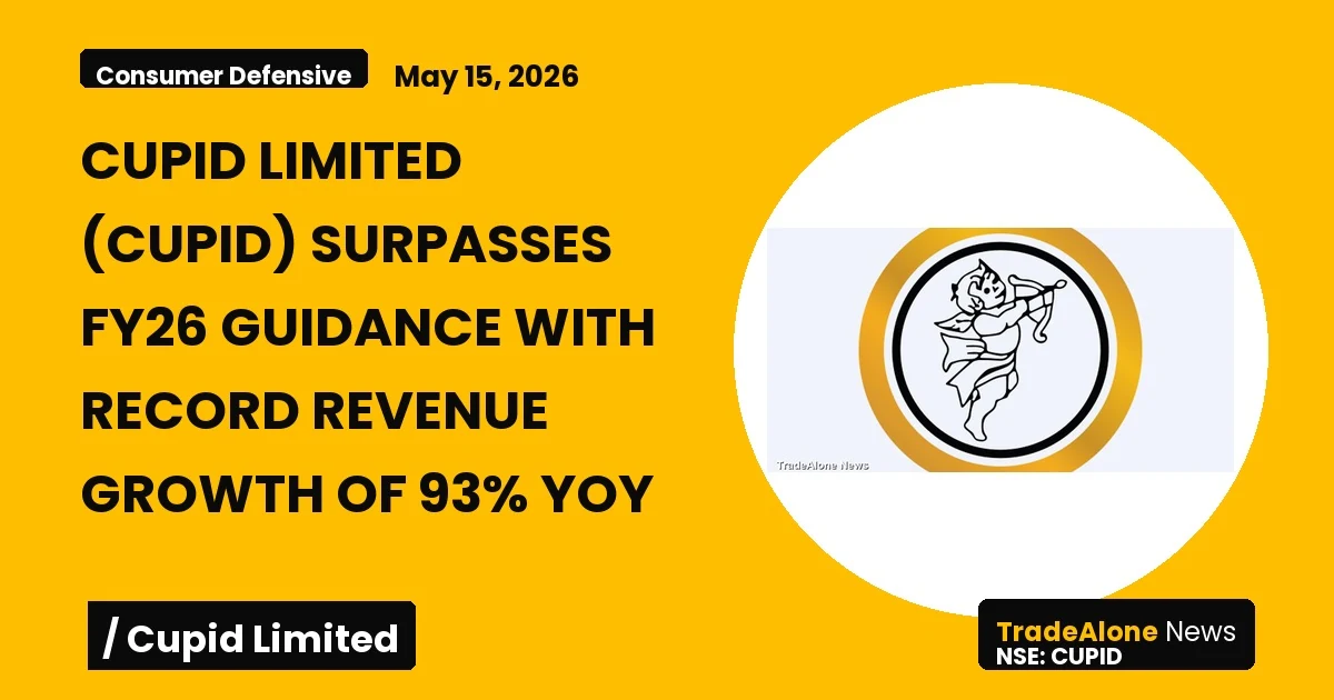 Cupid Limited CUPID Q4 FY26 Results