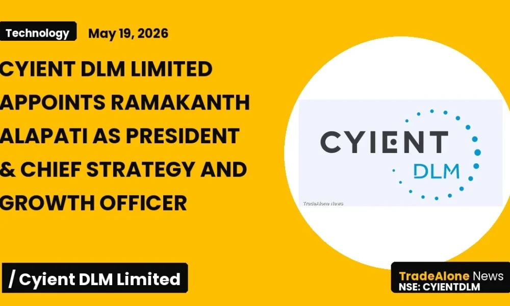 Cyient DLM Limited Cyientdlm Appoints Ramakanth Alapati