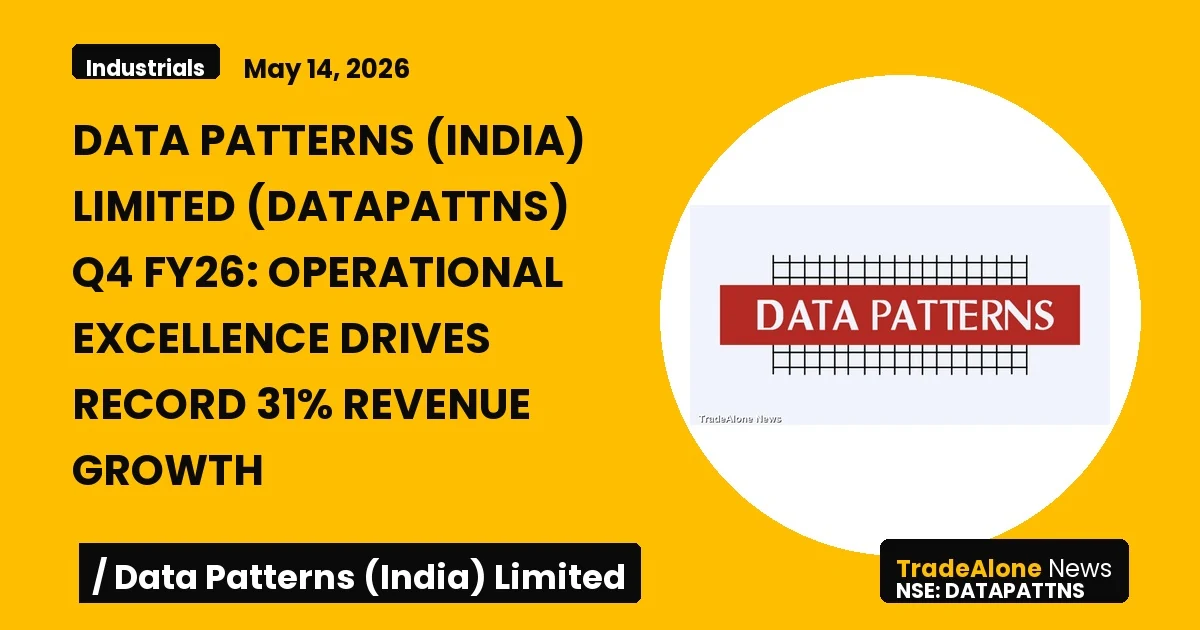 Data Patterns (india) Limited Datapattns Q4 FY26 Results