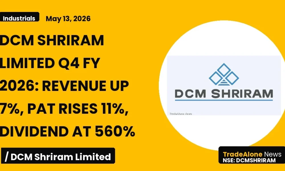 Dcm Shriram Limited Dcmshriram Q4 FY26 Results