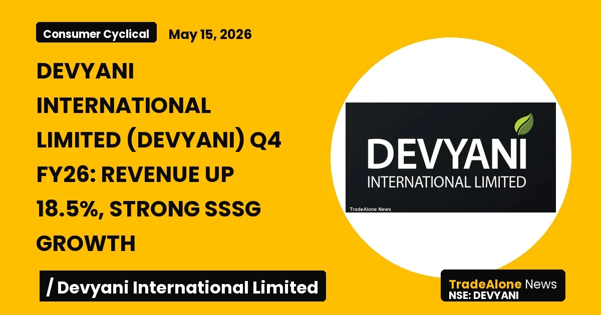 Devyani International Devyani Q4 FY26 Results