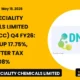Dmcc Speciality Chemicals Limited NSE DMCC Q4 FY26 Results