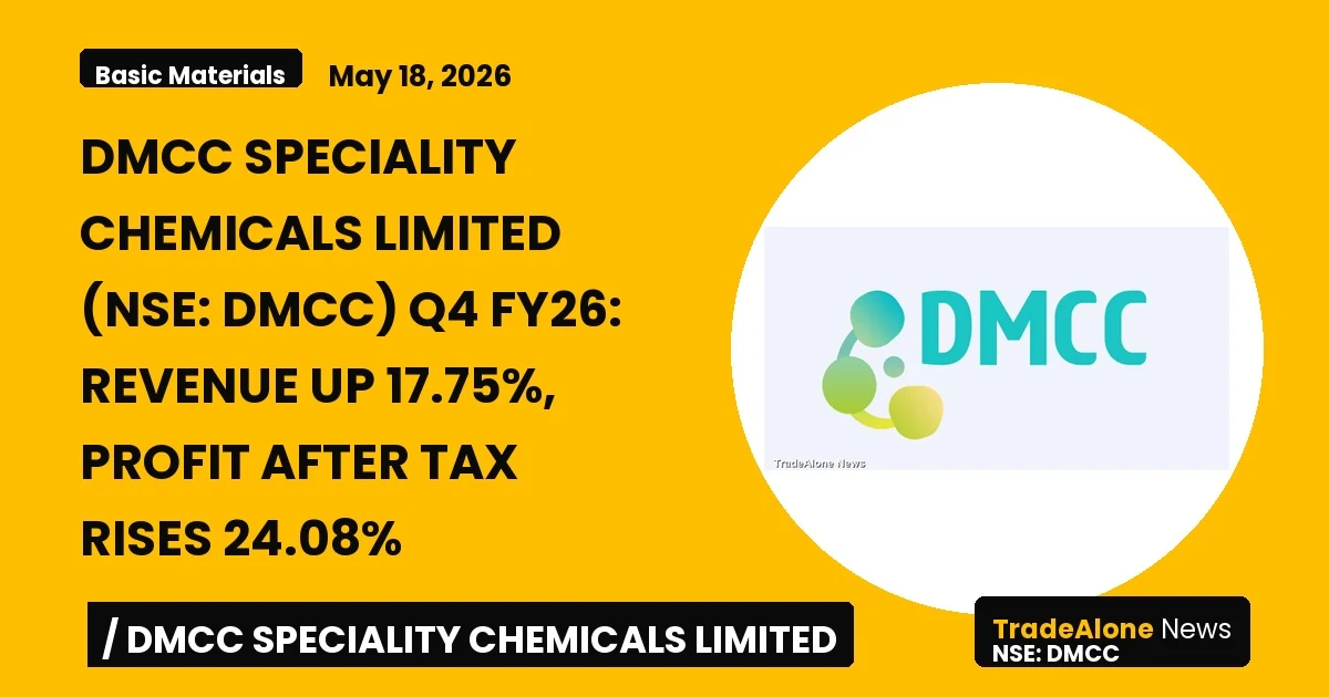 Dmcc Speciality Chemicals Limited NSE DMCC Q4 FY26 Results