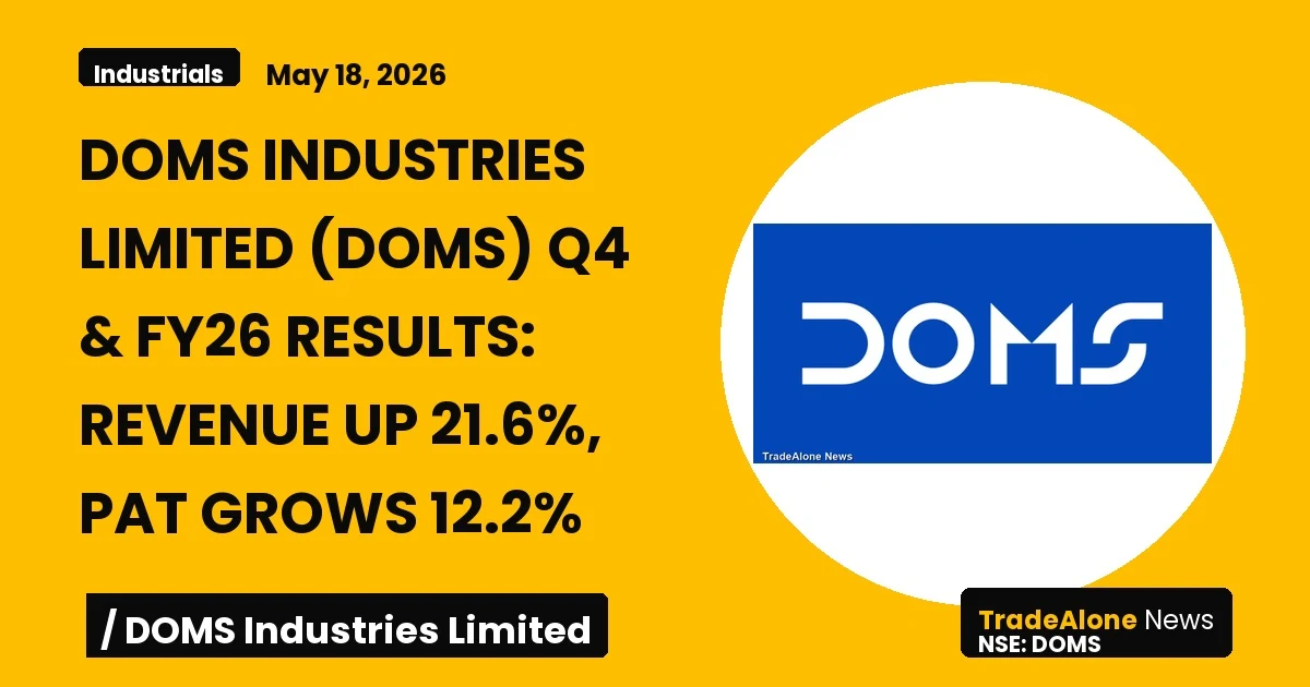 Doms Industries Limited DOMS Q4 FY26 Results