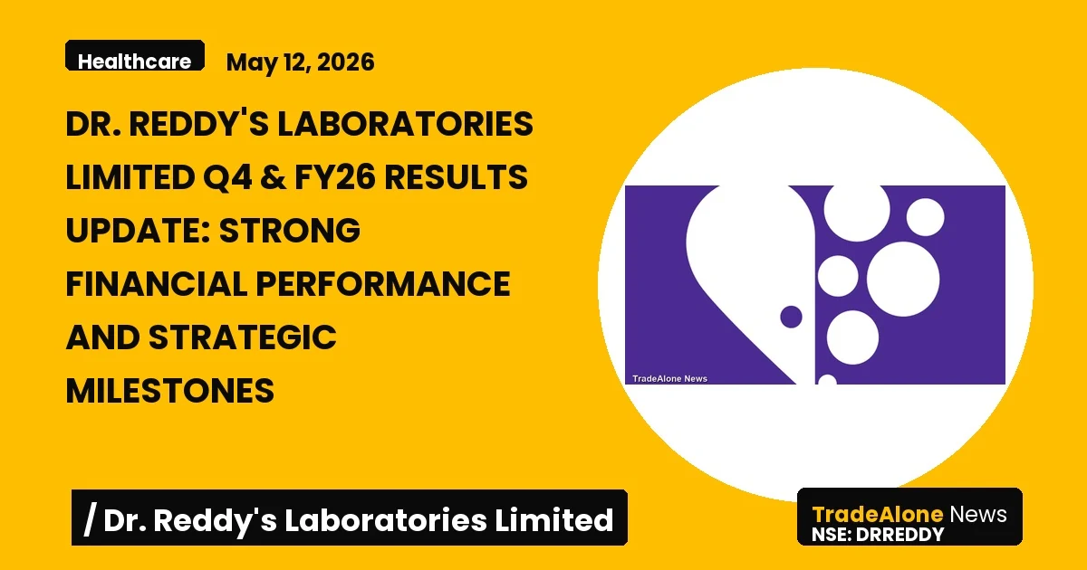 Dr. Reddy's Laboratories Limited Drreddy Q4 FY26 Results