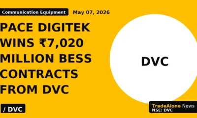 Pace Digitek Wins ₹7,020 Million BESS Contracts From DVC - TradeAlone