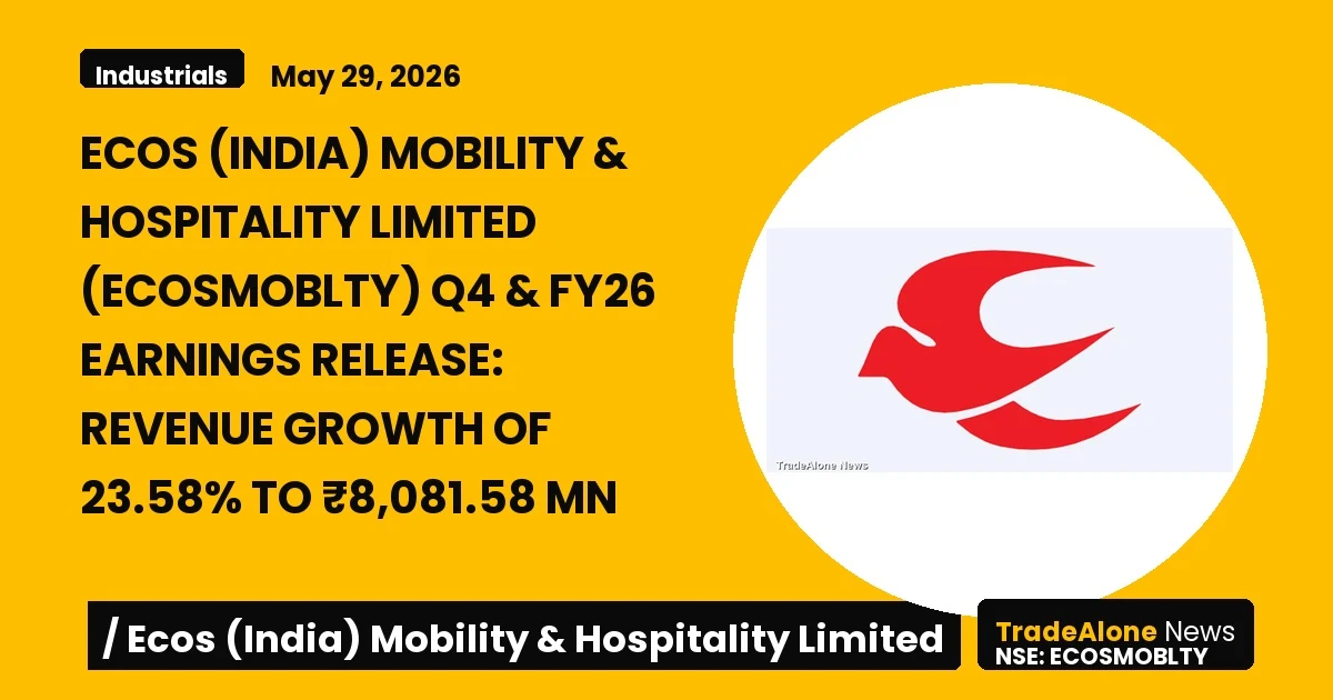 Ecos (india) Mobility & Hospitality Limited Ecosmoblty Q4 FY26 Results