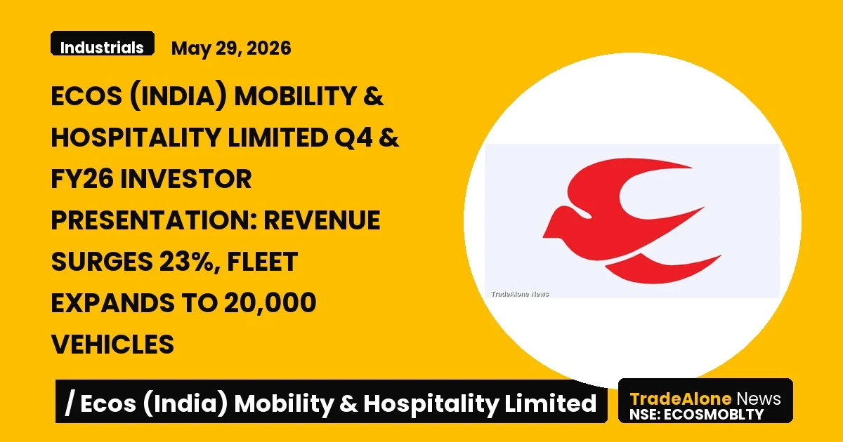 Ecos (india) Mobility & Hospitality Limited Q4 FY26 Results