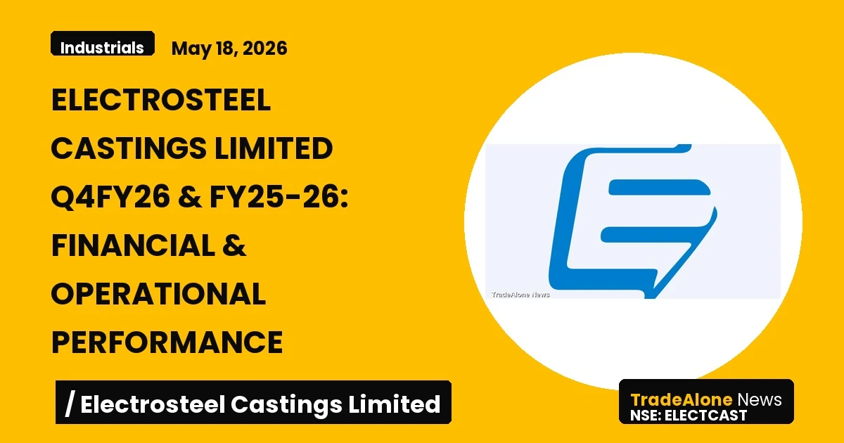 Electrosteel Castings Limited Electcast Q4fy26 Results