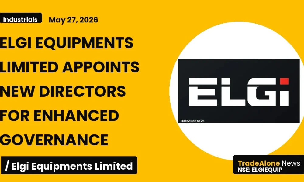 Elgi Equipments Limited Elgiequip May 2026 New Directors