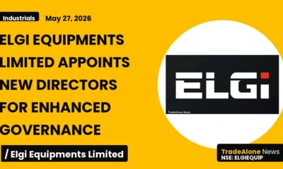 Elgi Equipments Limited Elgiequip May 2026 New Directors