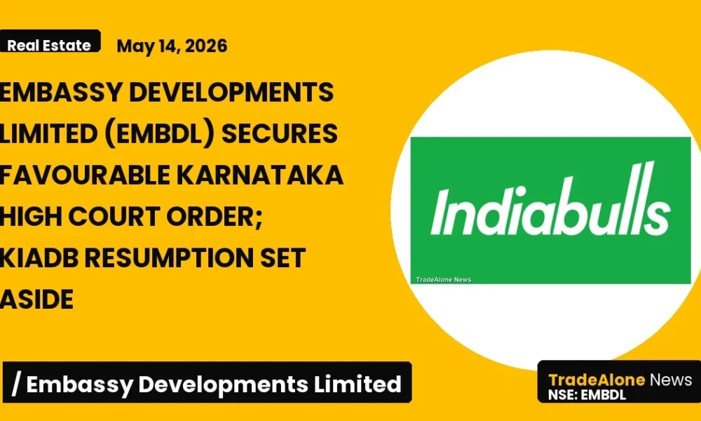 Embassy Developments Limited EMBDL Karnataka High Court Order