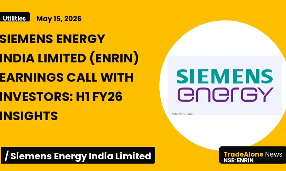 Siemens Energy India Limited ENRIN H1 FY26 Earnings Call