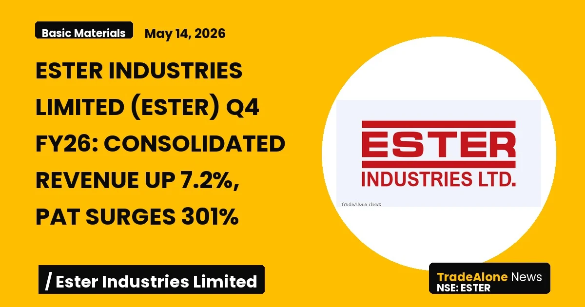 Ester Industries Limited ESTER Q4 FY26 Results