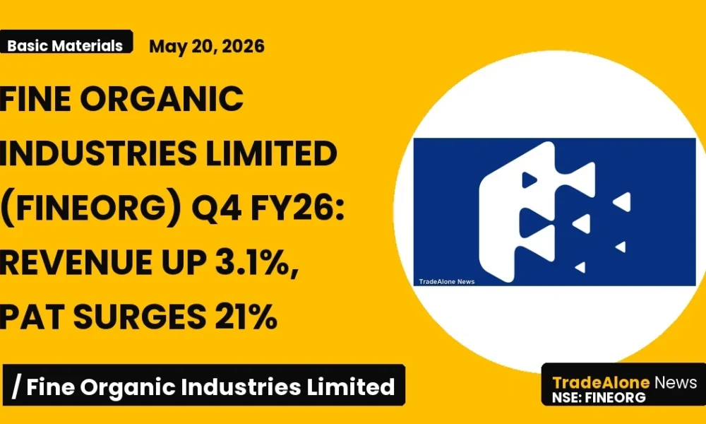 Fine Organic Industries Limited Fineorg Q4 FY26 Results