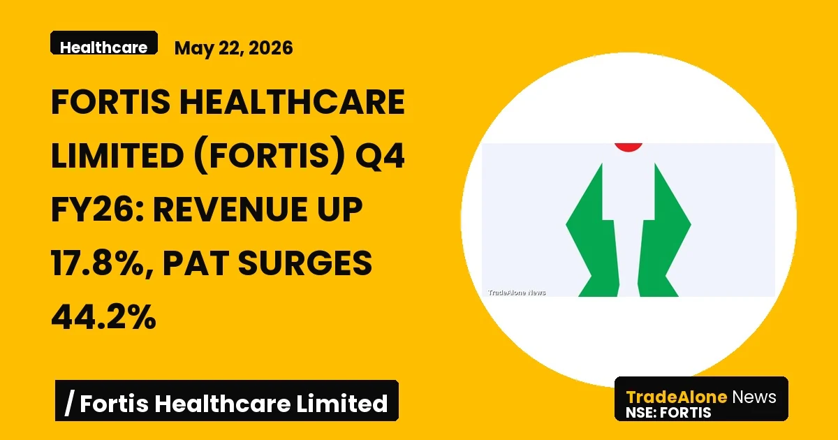 Fortis Healthcare Limited Fortis Q4 FY26 Results