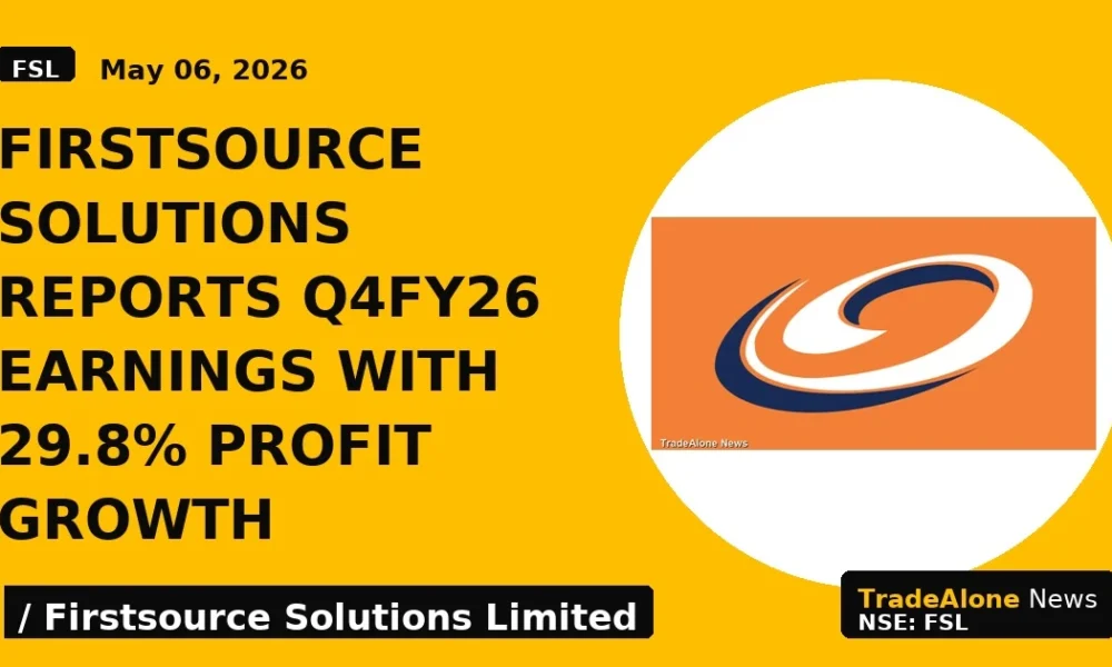 Firstsource Solutions Reports Q4fy26 Earnings With 29.8% Profit Growth - TradeAlone