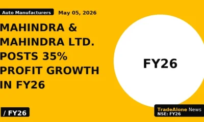 Mahindra & Mahindra Ltd. Posts 35% Profit Growth in Fy26 - TradeAlone