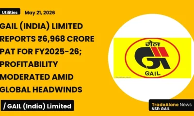 Gail (india) Limited FY26 Results: PAT ₹6,968 Crore, Revenue ₹1,38,697 Crore