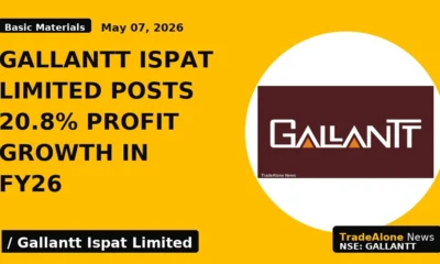 Gallantt Ispat Limited Posts 20.8% Profit Growth in Fy26 - TradeAlone