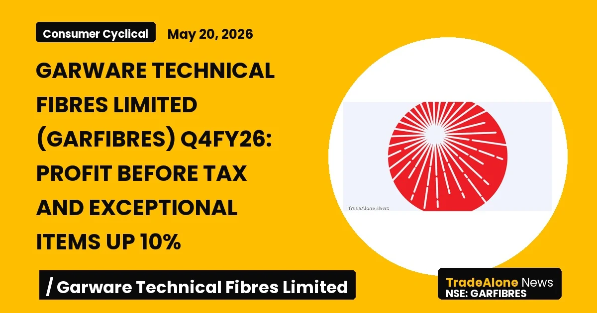 Garware Technical Fibres Limited Garfibres Q4fy26 Results