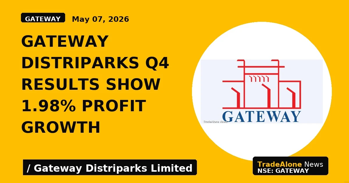 Gateway Distriparks Q4 Results Show 1.98% Profit Growth - TradeAlone