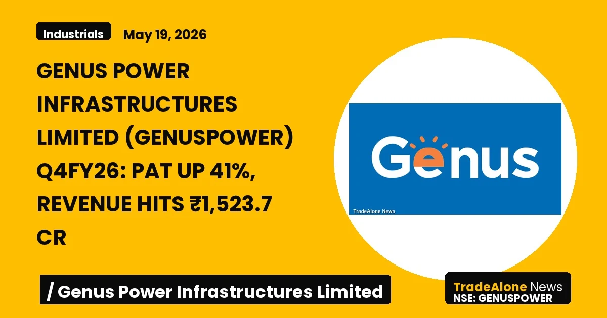 Genus Power Infrastructures Limited Q4fy26 Results