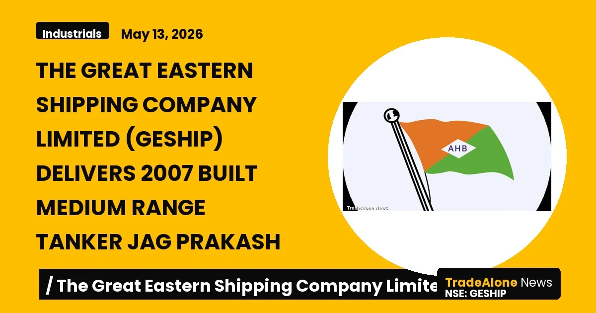 The Great Eastern Shipping Company Limited Geship May 2026 Event