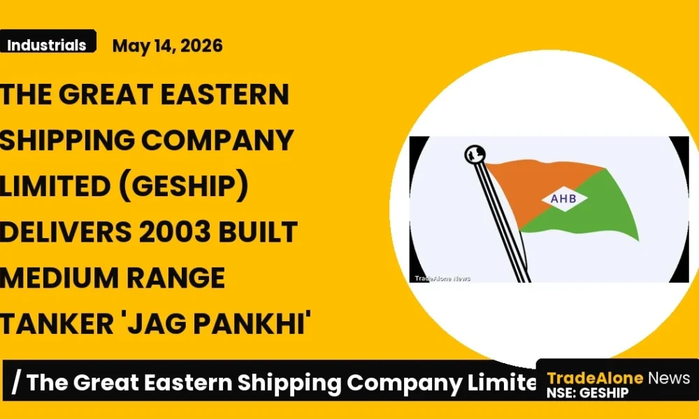 The Great Eastern Shipping Company Limited Geship Q1 FY27 Delivery