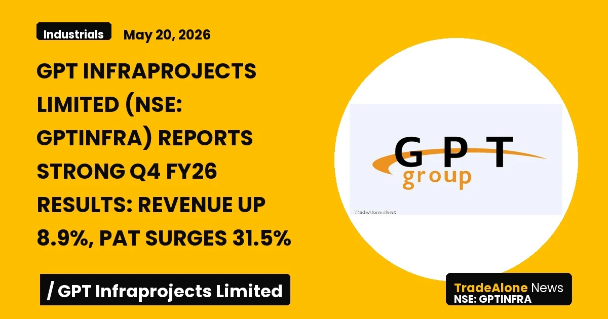 Gpt Infraprojects Limited Gptinfra Q4 FY26 Results