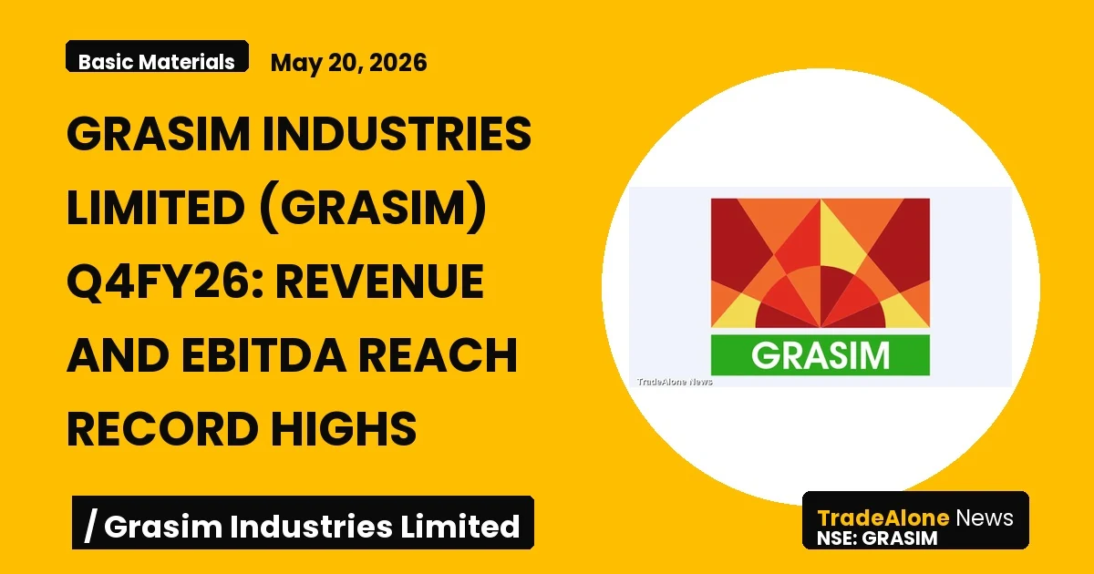 Grasim Industries Limited Grasim Q4fy26 Results