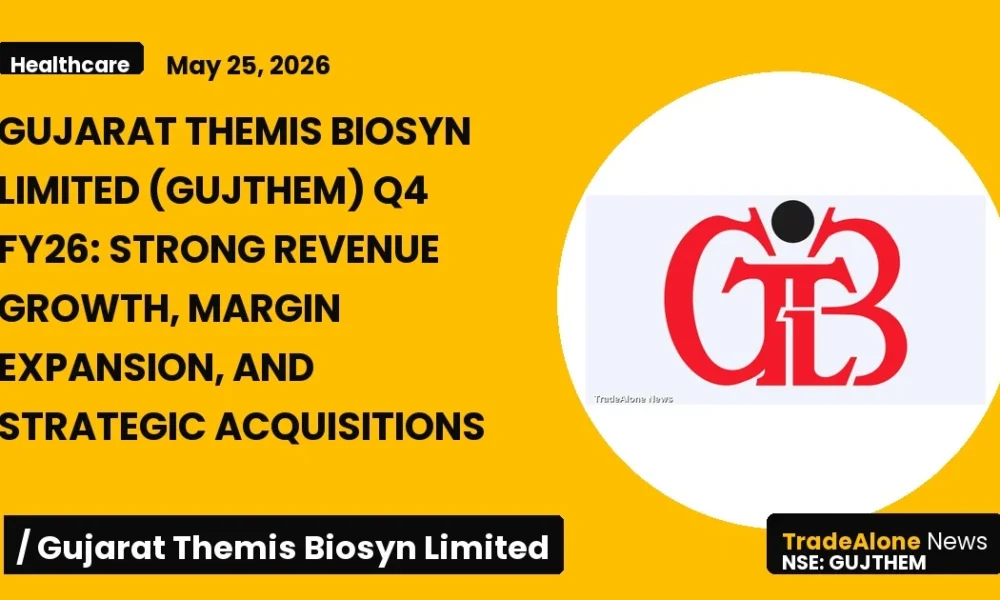 Gujarat Themis Biosyn Limited (gujthem) Q4 FY26 Results: Revenue Up 17%, Margin Expansion