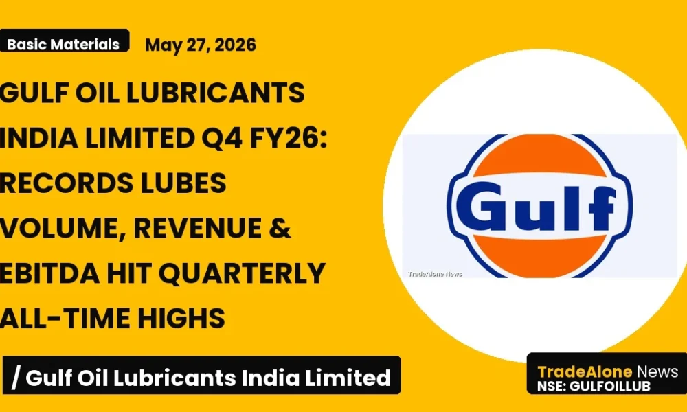 Gulf Oil Lubricants India Limited Gulfoillub Q4 FY26 Results