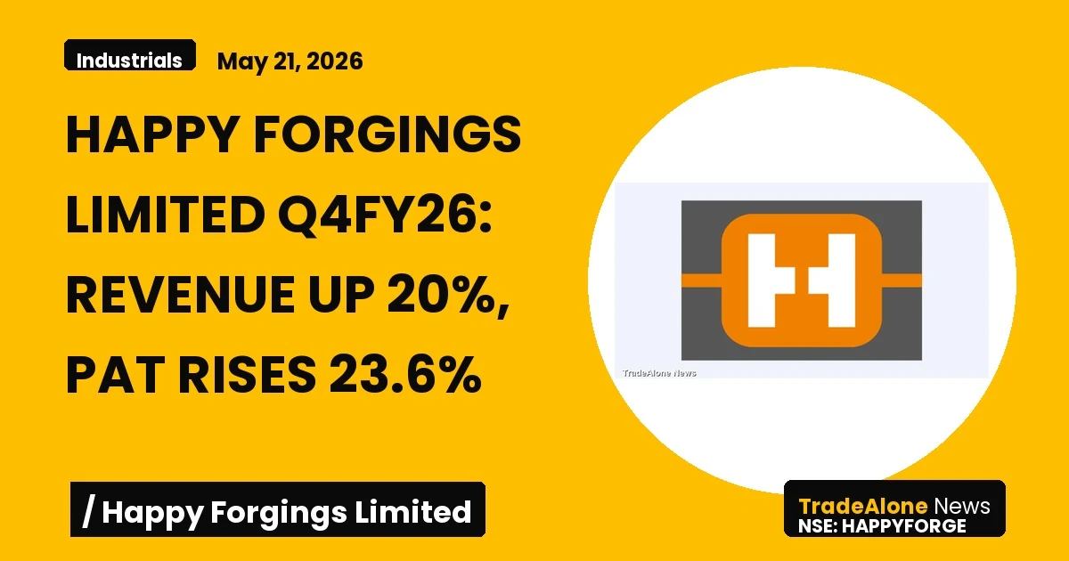 Happy Forgings Limited Q4 FY26 Results