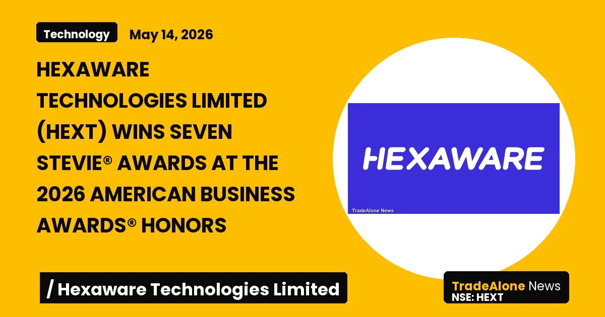 Hexaware Technologies Limited HEXT 2026 Awards