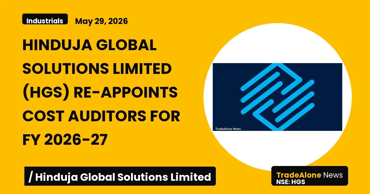 Hinduja Global Solutions Limited HGS Re-appointment May 2026