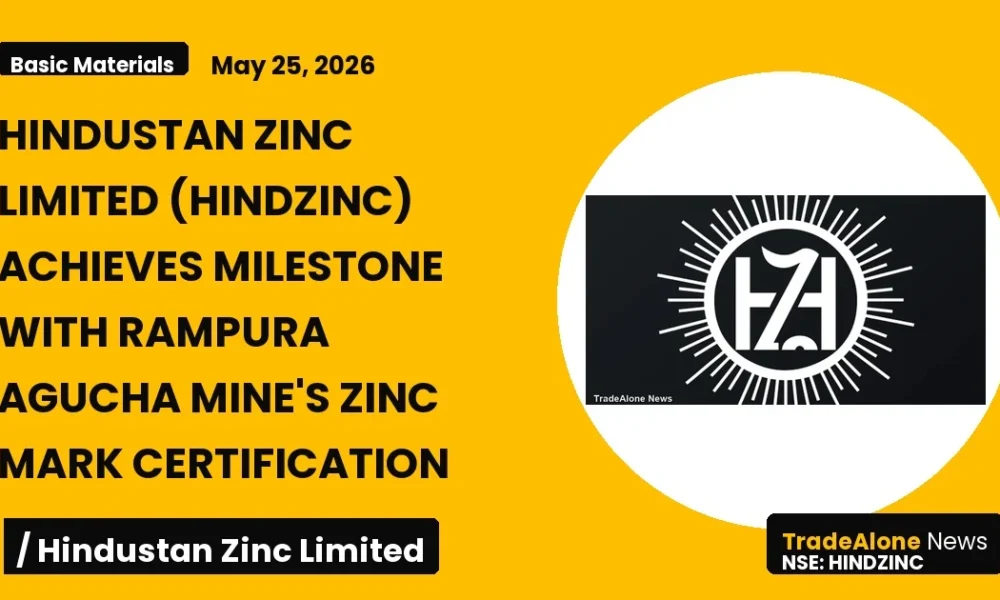 Hindustan Zinc Limited Hindzinc Q2 FY26 Zinc Mark Certification