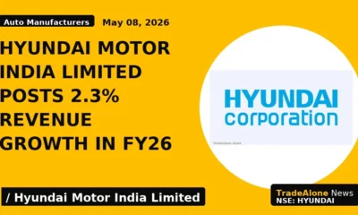 Hyundai Motor India Limited Posts 2.3% Revenue Growth in Fy26 - TradeAlone