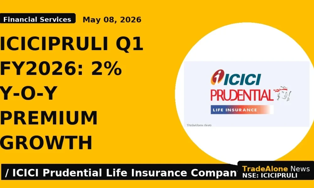 ICICIPRULI Q1 FY2026: 2% Y-o-Y Premium Growth - TradeAlone