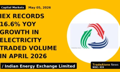 Iex Records 16.6% Yoy Growth in Electricity Traded Volume in April 2026 - TradeAlone