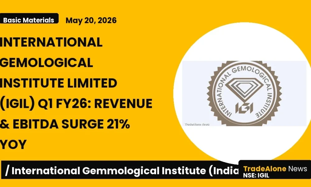 International Gemological Institute Limited Q1 FY26 Revenue & Ebitda Surge