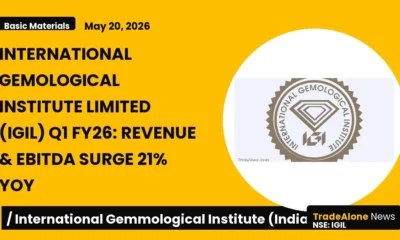 International Gemological Institute Limited Q1 FY26 Revenue & Ebitda Surge