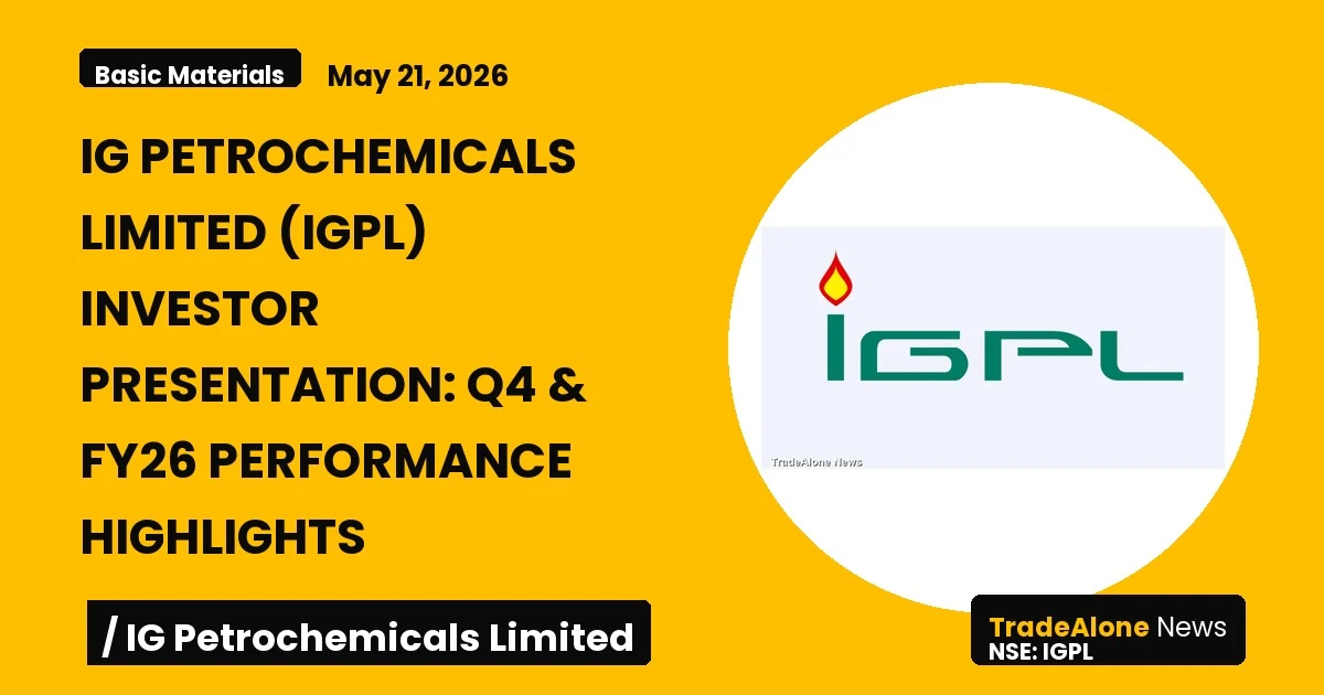 Ig Petrochemicals Limited IGPL Q4 FY26 Results