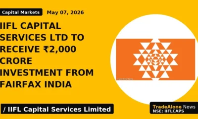 Iifl Capital Services Ltd to Receive ₹2,000 Crore Investment From Fairfax India - TradeAlone