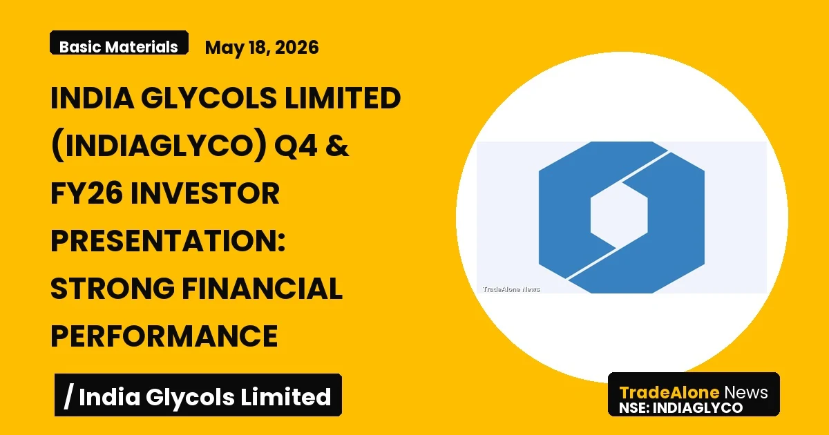 India Glycols Limited Indiaglyco Q4 FY26 Results