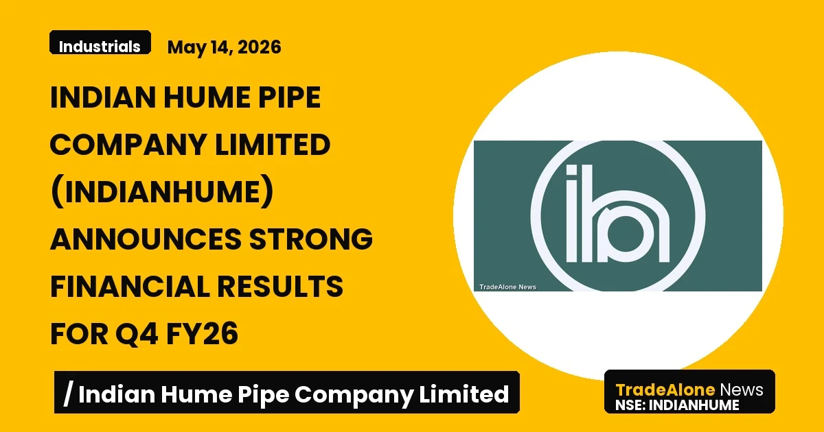Indian Hume Pipe Company Limited Indianhume Q4 FY26 Results