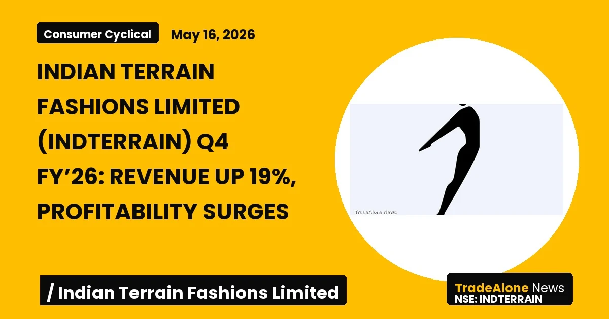 Indian Terrain Fashions Limited Indterrain Q4 FY26 Results