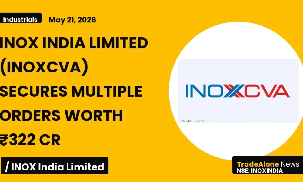 Inox India Limited Inoxindia Q1 FY27 Orders