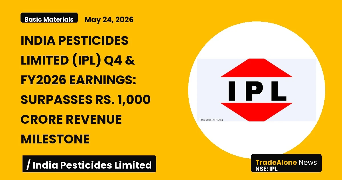 India Pesticides Limited IPL Q4 FY26 Results